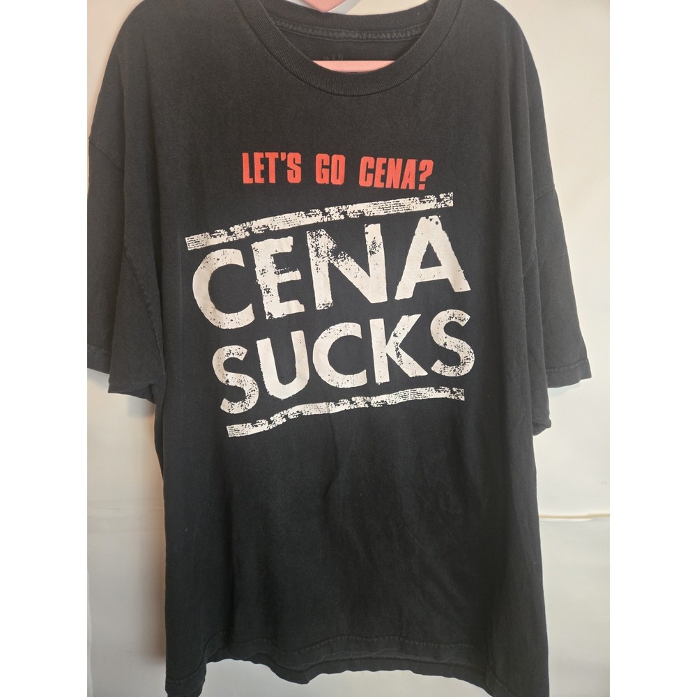 Lets Go Cena Sucks T-shirt John Size 2xl Wwe Wrestling Aew Cant See Me Cenation